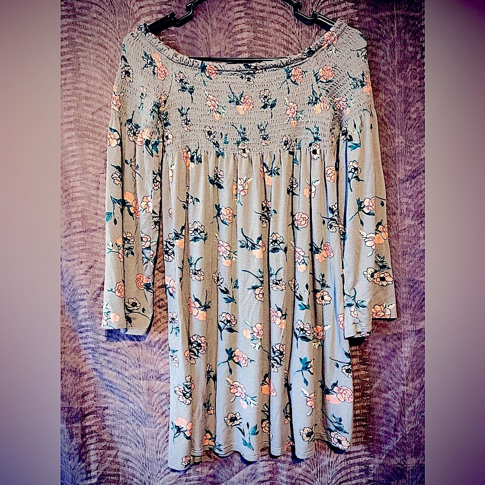 Fun and Flirty Floral Dress/Top